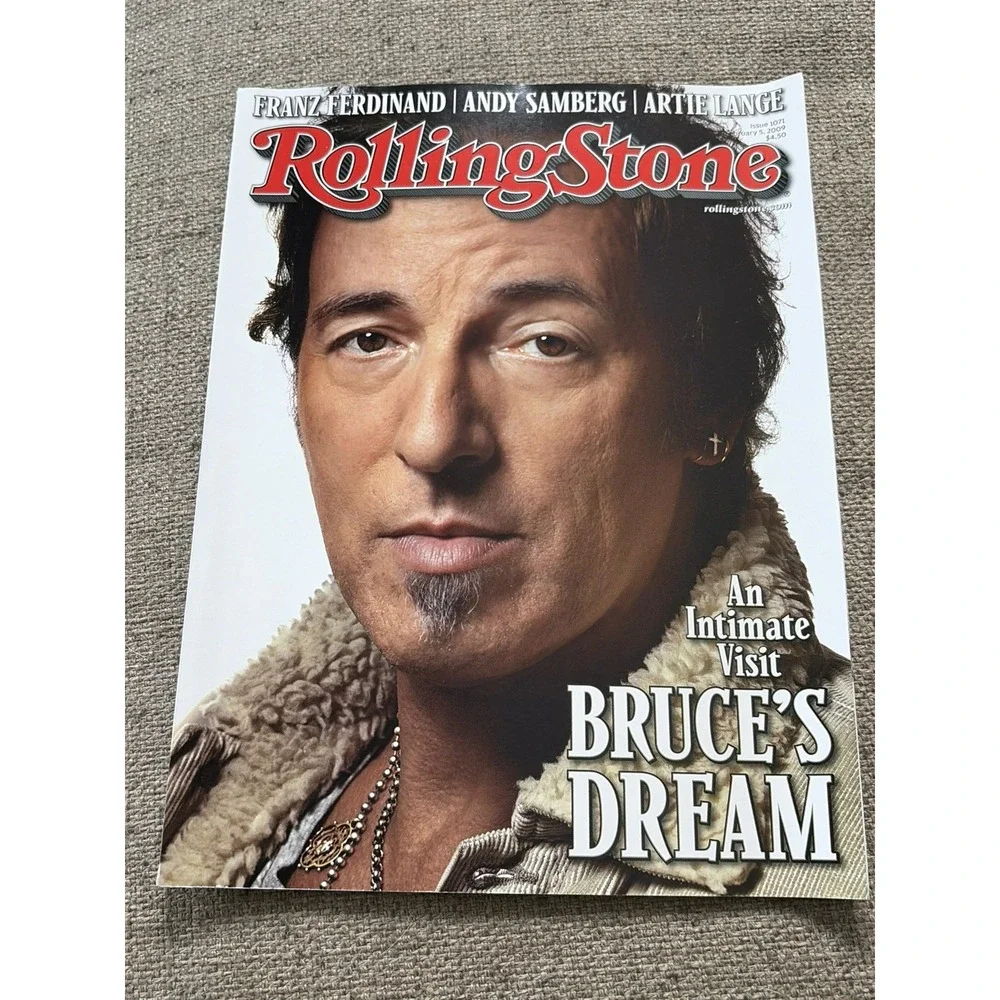 Lot of 2! Vintage Y2K Rolling Stone Issue 1071 Bruce's Dream Springsteen Music